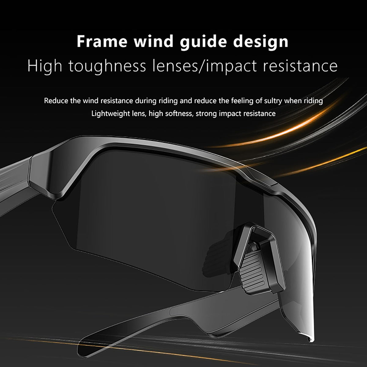 Grofulor Smart Glasses polarized lenses for glare reduction and vivid color