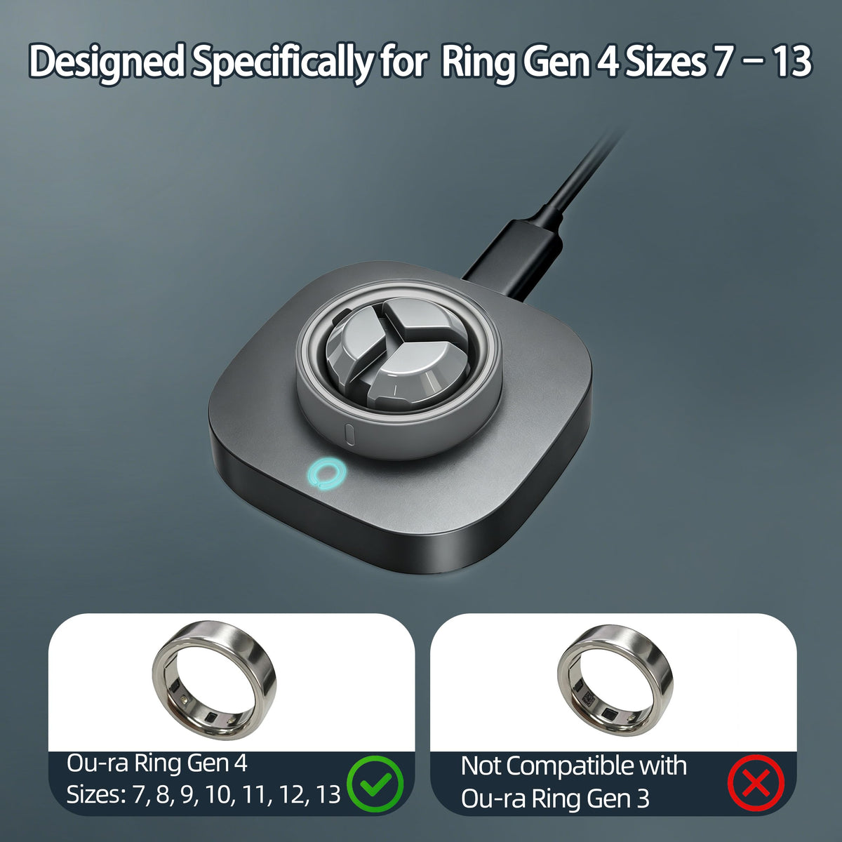 GroTawel retractable cradle close-up demonstrating adjustable fit for multiple sizes