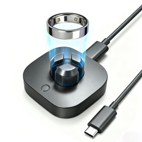 GroTawel charger dock front view showing compact design and quick setup benefit