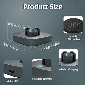 GroTawel next to a coin for scale showing small size and portability benefit