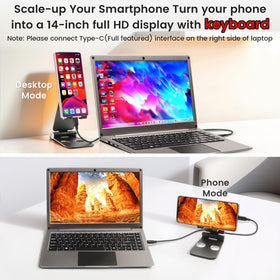 GrowCube CrowView Note built-in 5000mAh battery supports mobile power.
