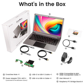 GrowCube CrowView Note ideal for portable work and light entertainment.