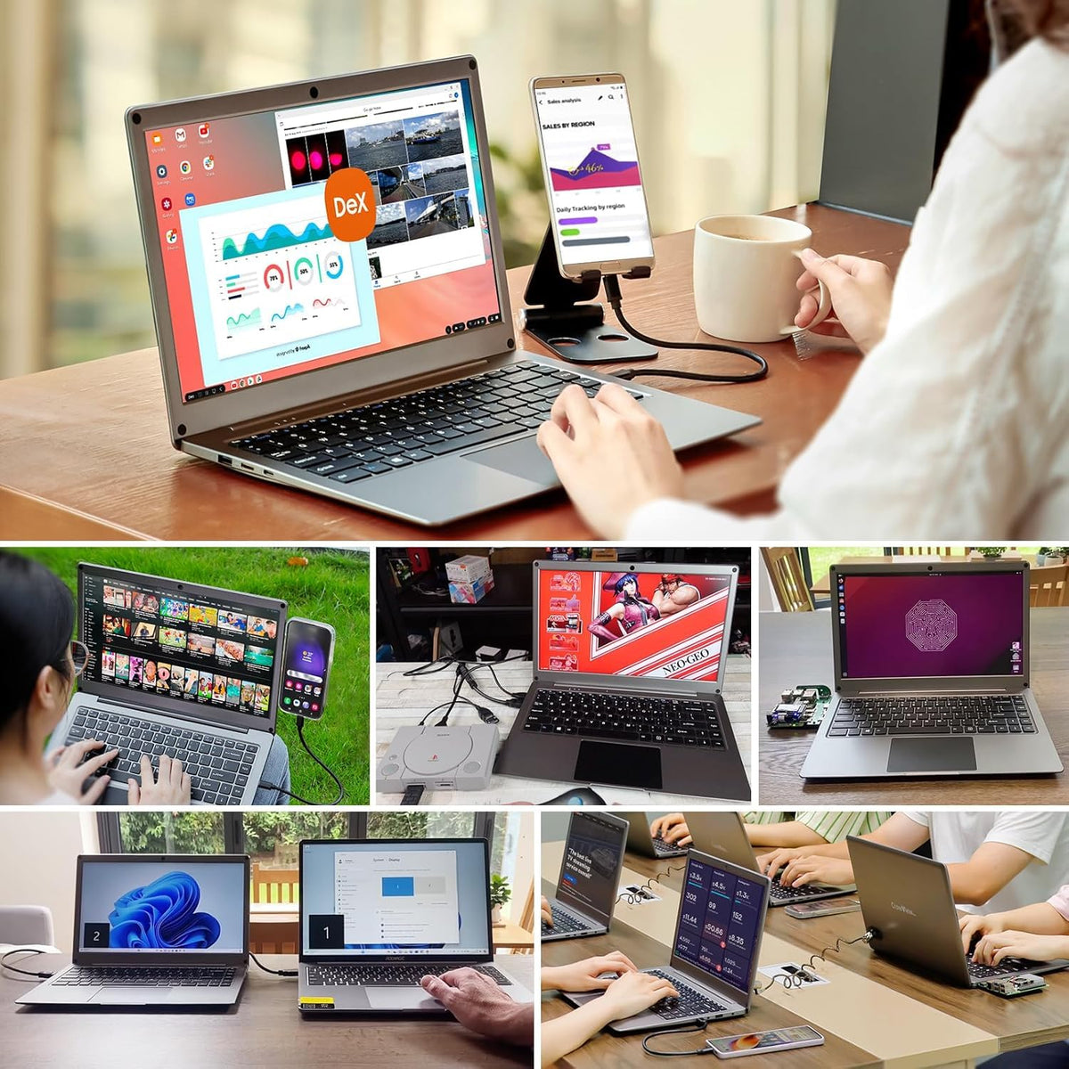GrowCube CrowView Note compatible with Windows, MacOS, Android, and Linux.