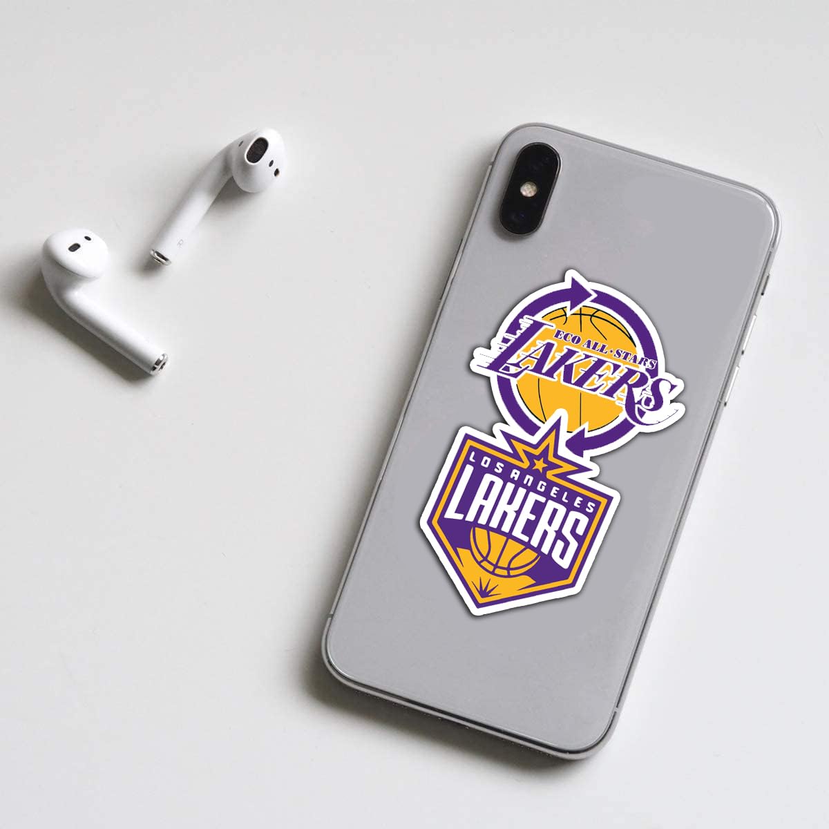 GROWING Lakers stickers on a notebook personalize study gear and motivation.