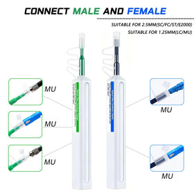 Groword cleaner pen emits a click to confirm cleaning completion.