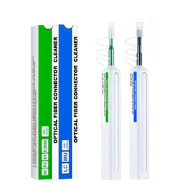 Groword fiber cleaner pen set, front view, easy on-site connector cleaning.