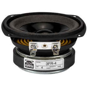 GRS 3FR-4 front view showing driver face and gasket, for clean midrange