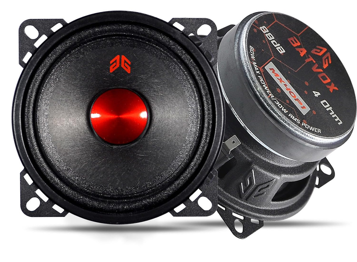 GRTSKY MX40P1 4-inch midrange speaker front view for clearer in-car audio
