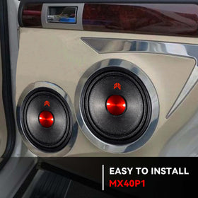 Two speakers included for a complete plug-and-play upgrade