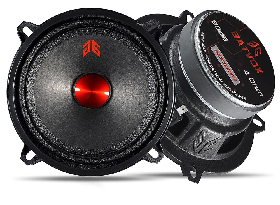 GRTSKY MX52P1 5in midrange with red dust cap for balanced car audio