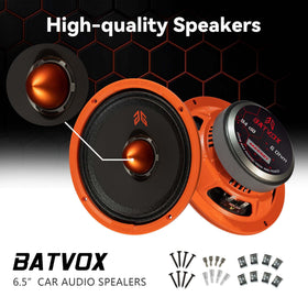 GRTSKY MX65E1 side profile highlighting orange bullet design and sturdy frame benefit