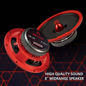GRTSKY MX80E1 frequency response 100 Hz to 10 kHz for wide musical range