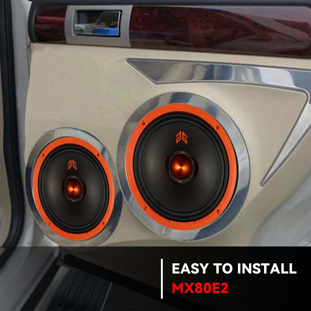 GRTSKY MX80E2 compatible with most standard car audio systems.