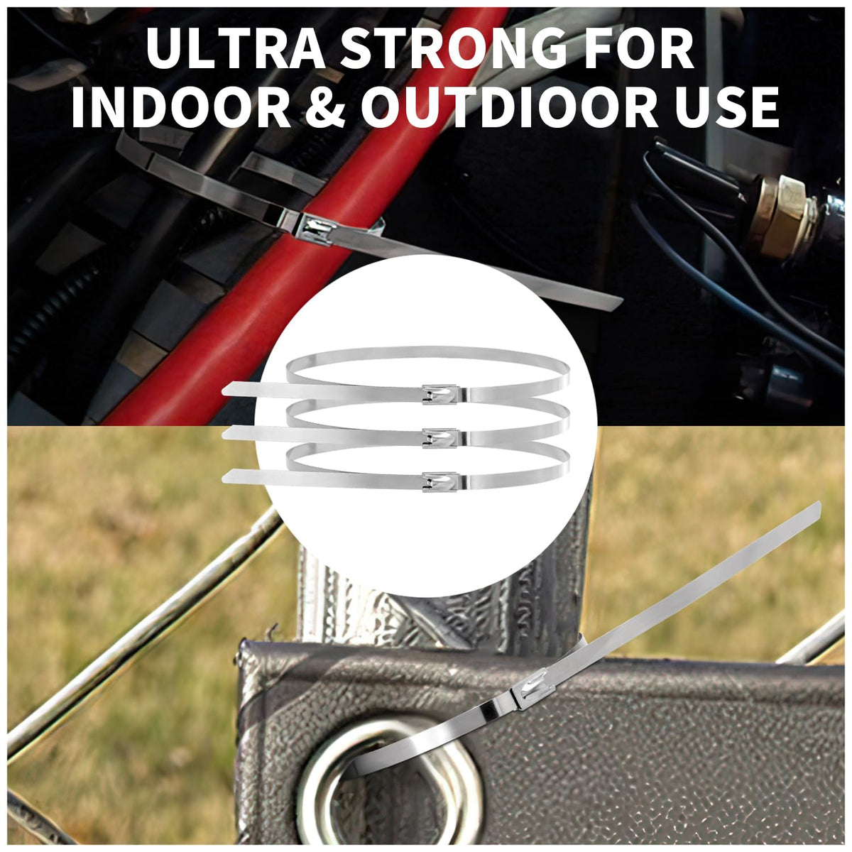 GRUOIZ in use securing pipe demonstrating reliable hold benefit