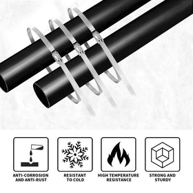 GRUOIZ heavy-duty ties suitable for farms and pipes, secure bindings.