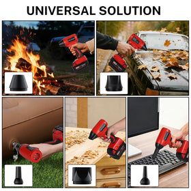 GRVODFRTA assorted nozzles and accessories displayed for versatile cleaning tasks
