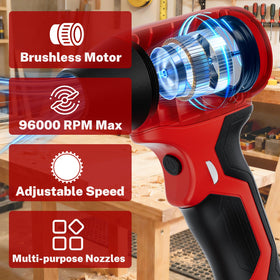 GRVODFRTA closeup of nozzle attachment illustrating precise airflow control benefit