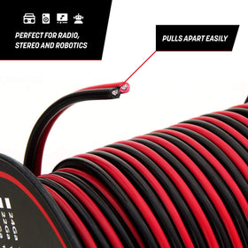 GS Power 12AWG auto wire with flexible PVC insulation for easy routing