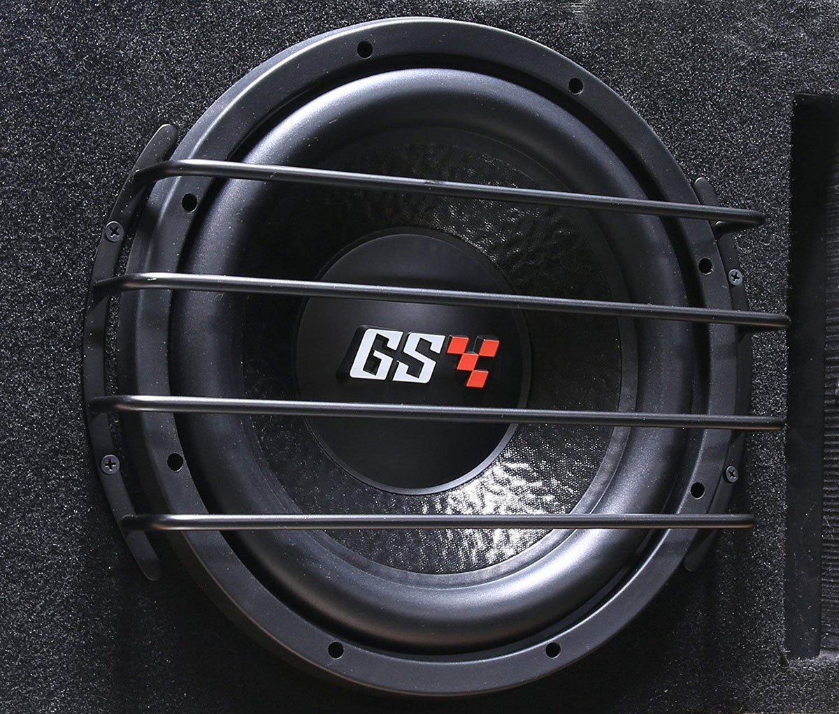 GS Power 12-inch bar grille matte black close-up combines rugged protection with a sleek finish.