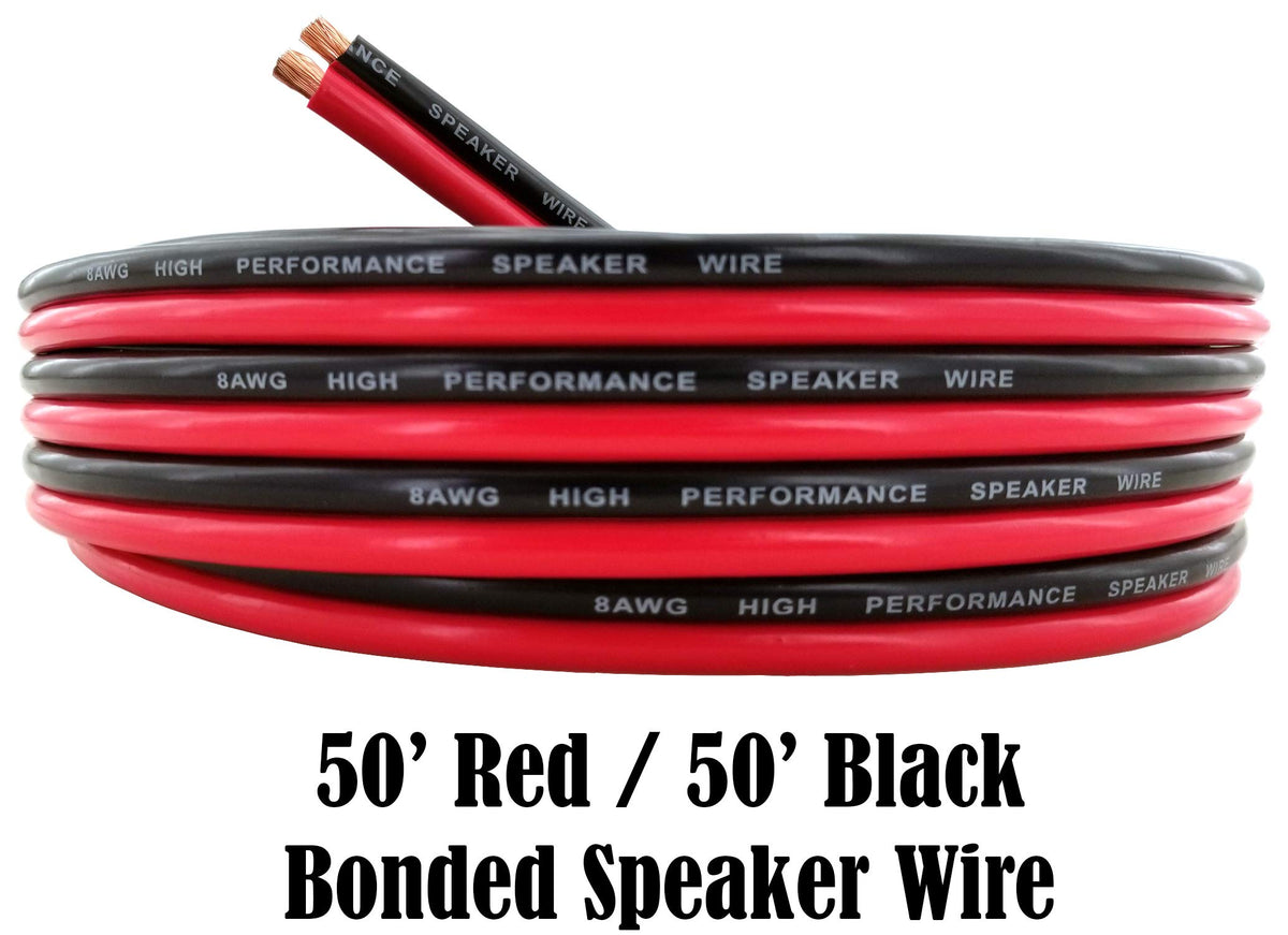 GS Power close-up of red and black bonded conductors offering tidy routing