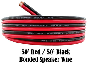 GS Power close-up of red and black bonded conductors offering tidy routing