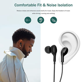 Gsangoo earbuds in use on a commuter for reliable on-the-go audio