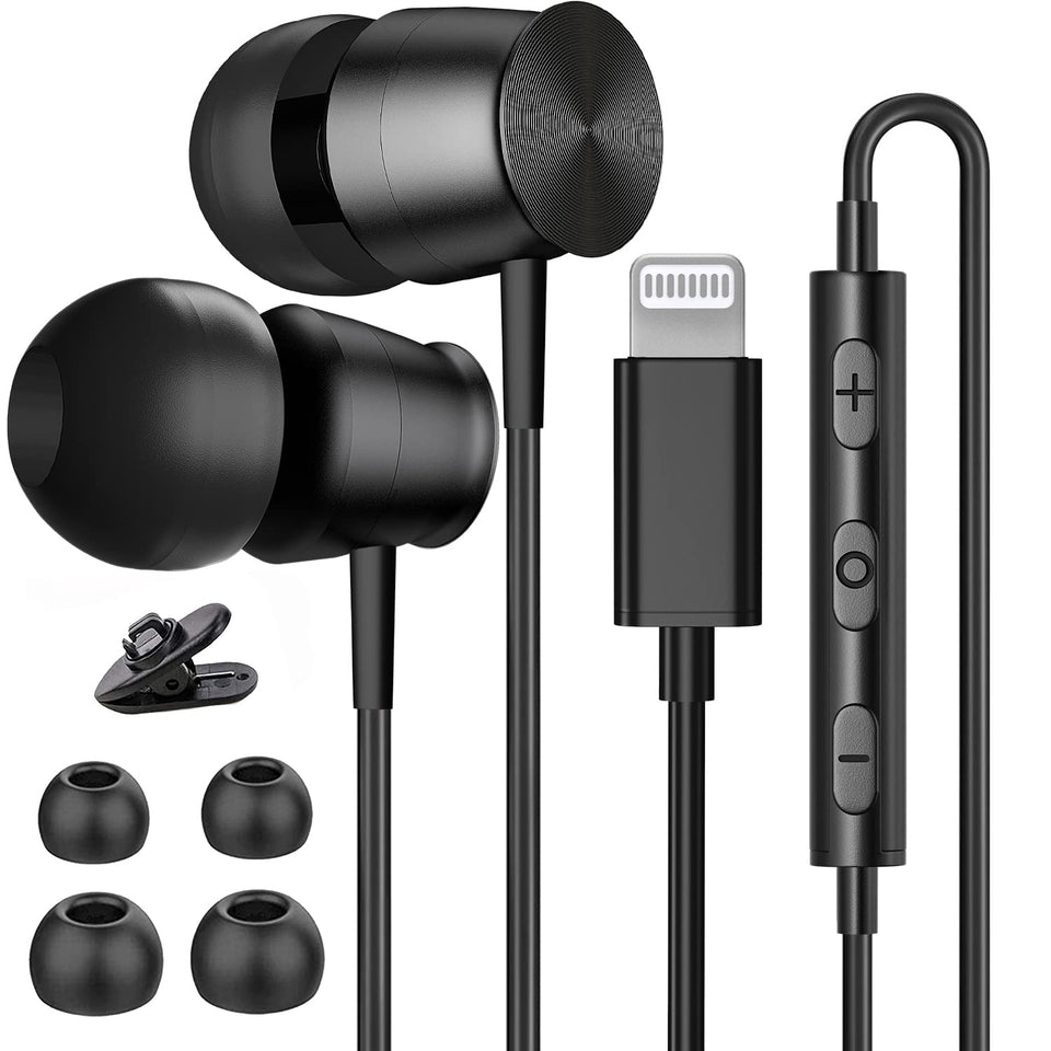 Gsangoo Lightning Earbuds with MFi certification for reliable iPhone connection.