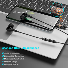 Gsangoo USB-C headphones have a lightweight shell for portable everyday use.