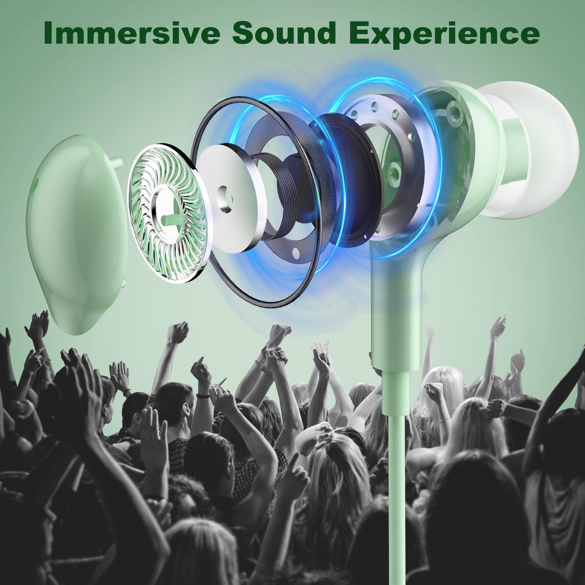 Noise-isolating Gsangoo headphones deliver focused listening for work and video.