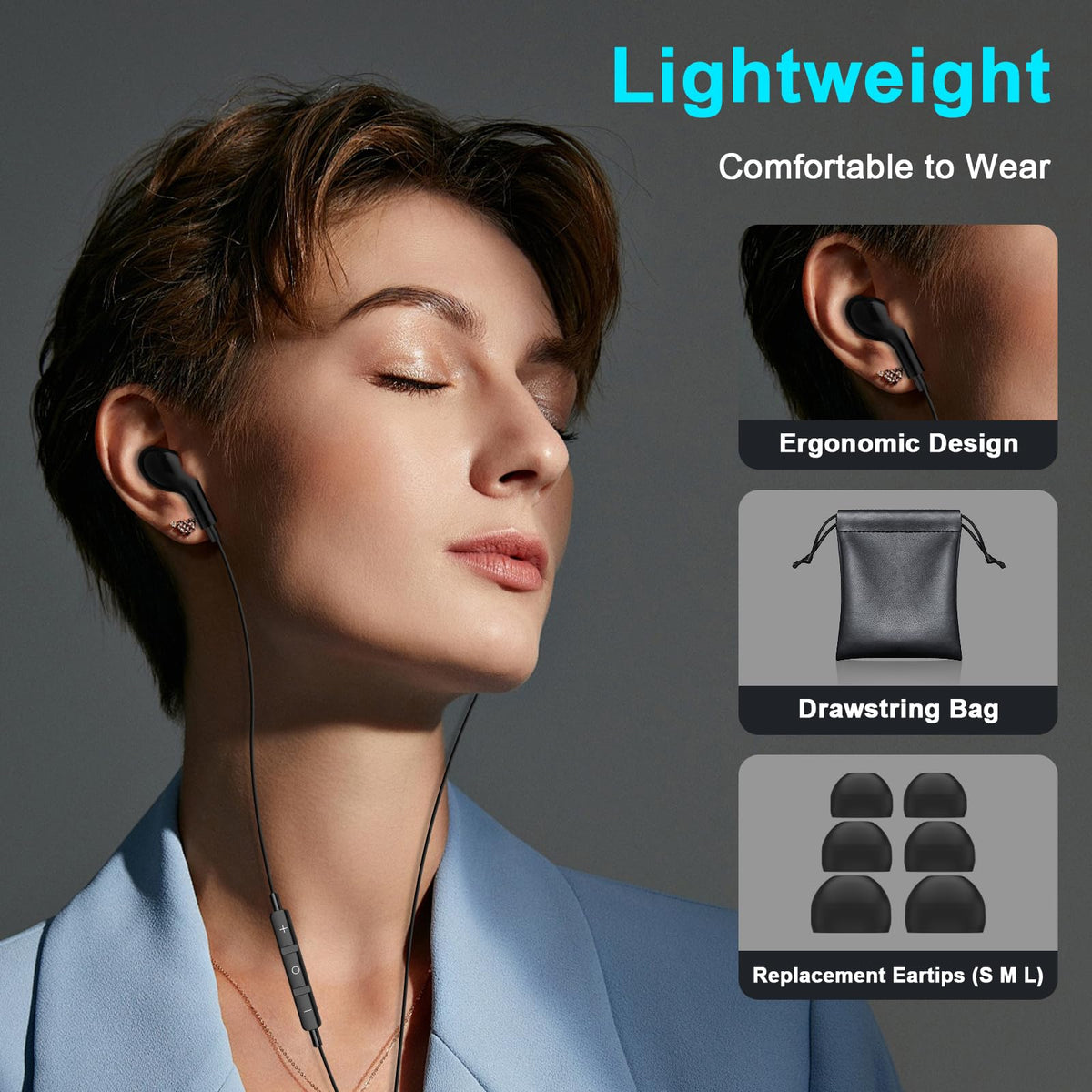 Gsangoo USB-C headphones deliver strong noise isolation for focused listening.