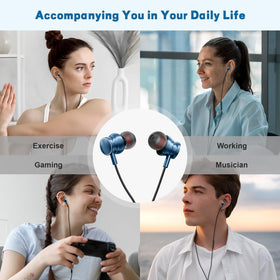 Gsangoo USB-C headphones include a compact drawstring bag for travel.