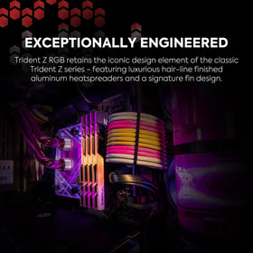 G.SKILL Trident Z RGB modules installed in a motherboard for upgraded performance