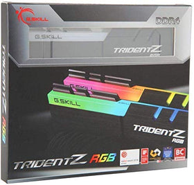 G.SKILL Trident Z RGB memory glowing in a PC case for immersive visuals