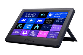 G.SKILL WigiDash 7-inch display panel enabling quick shortcuts and on-demand controls.