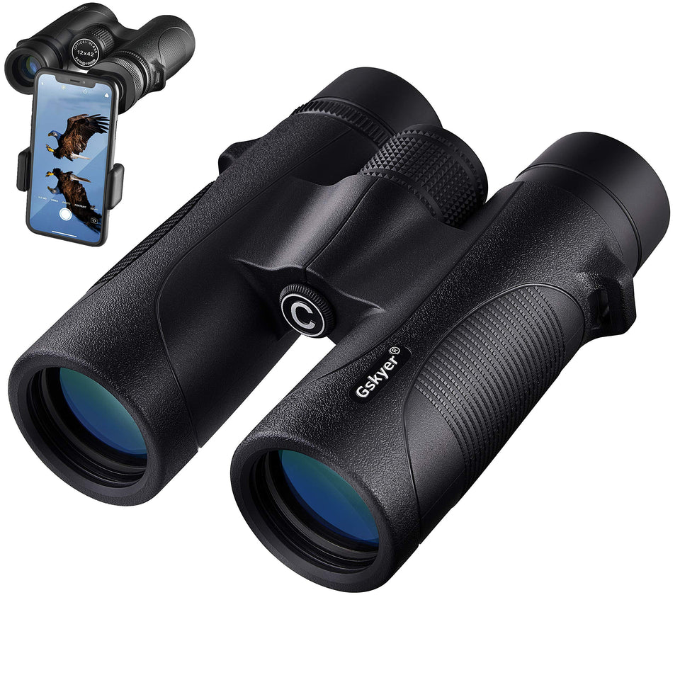 Gskyer front view showing compact body and objective lenses for clearer long-range viewing