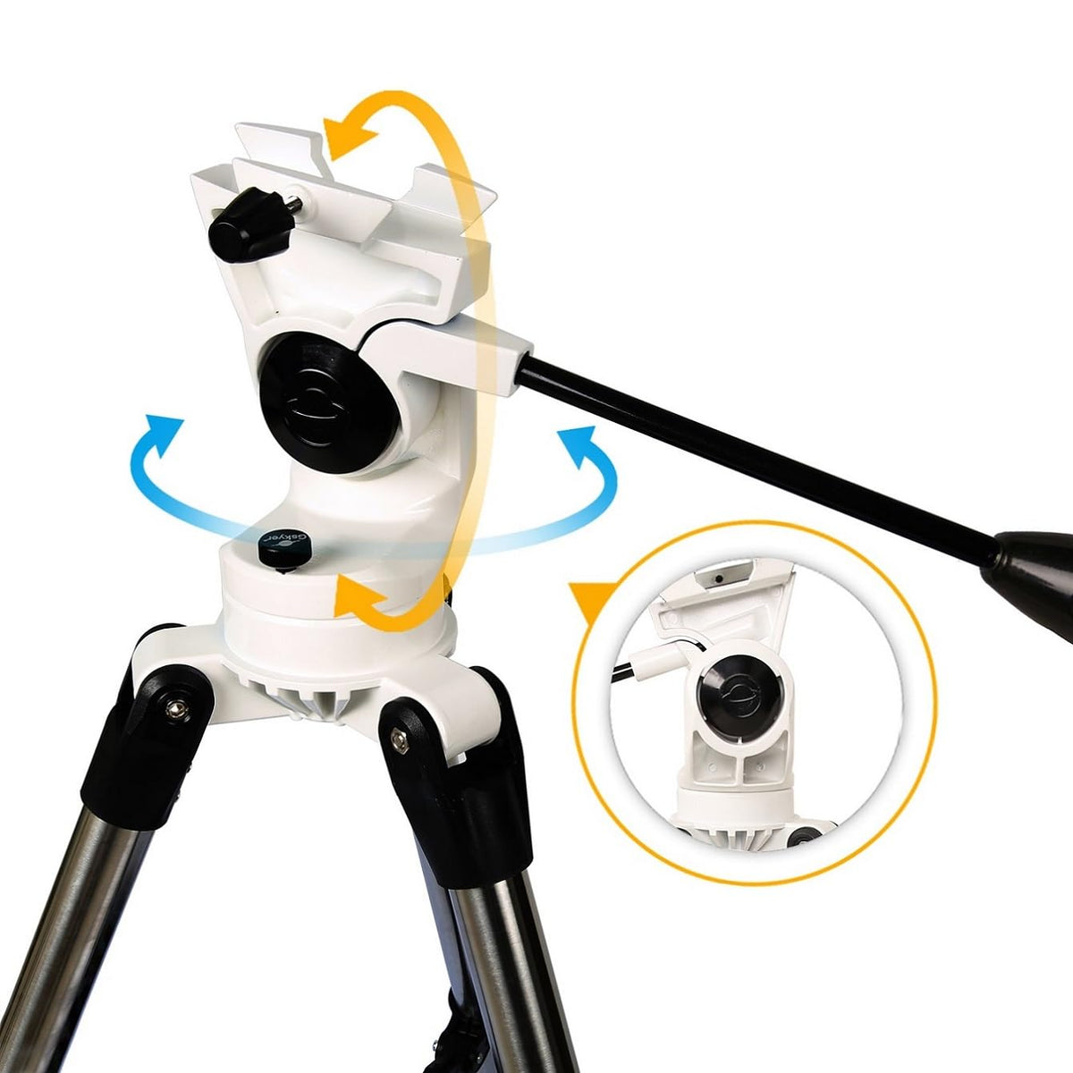 Gskyer 80mm AZ eyepieces offer flexible magnification options