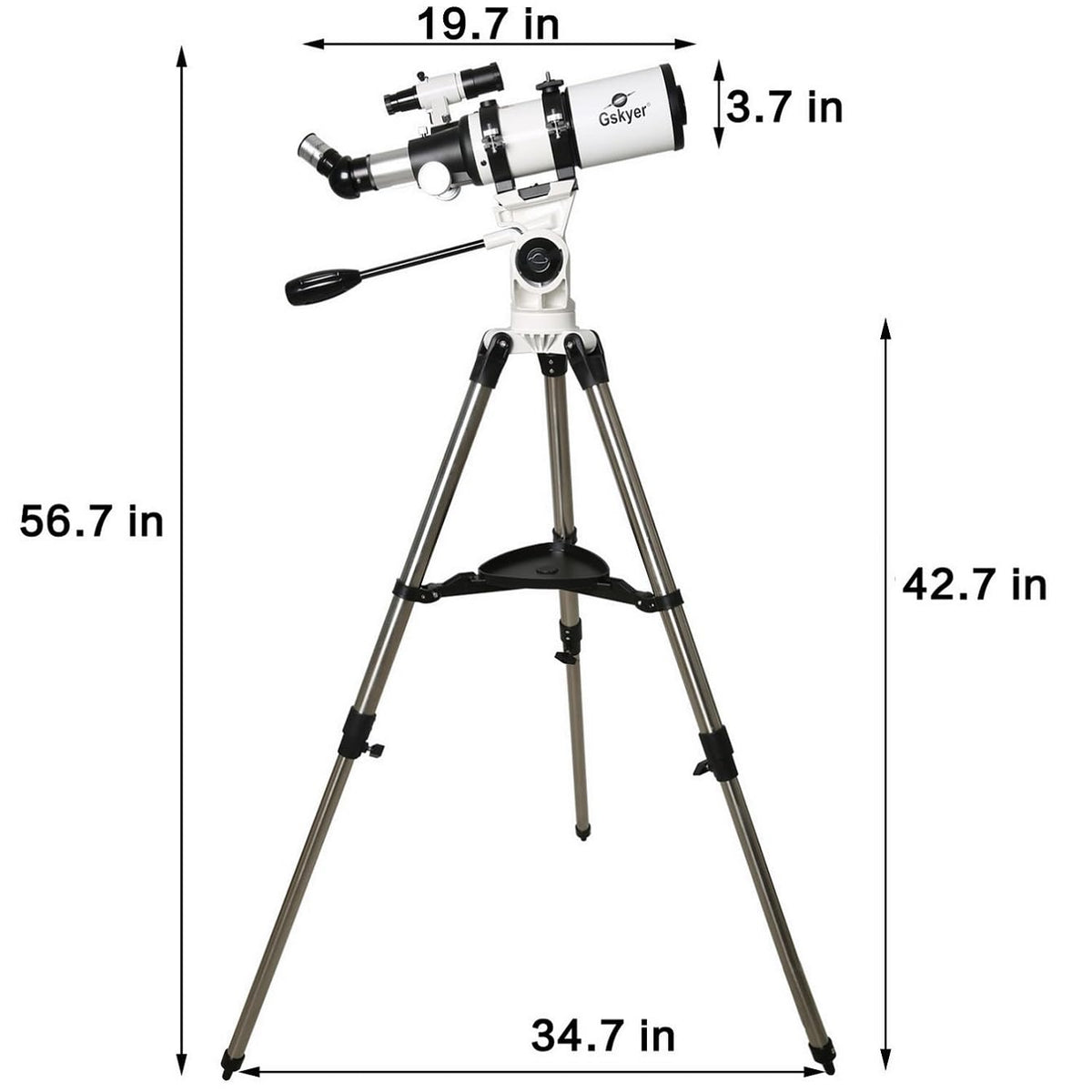 Gskyer 80mm AZ phone attachment enables quick view capture