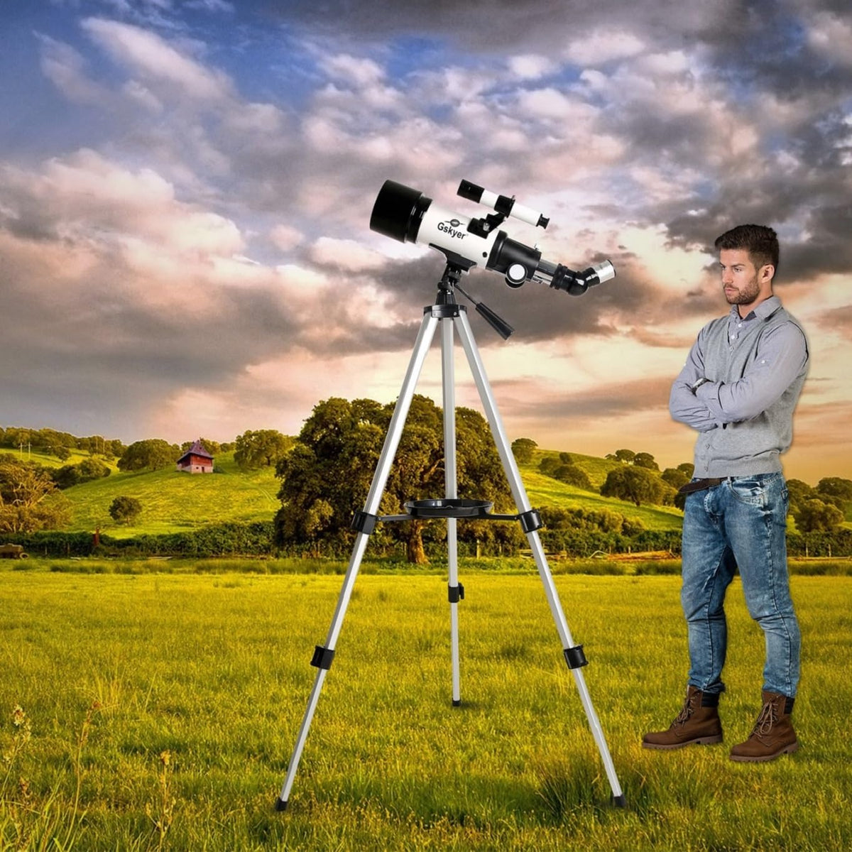 Gskyer replaceable eyepieces expand magnification options for learning