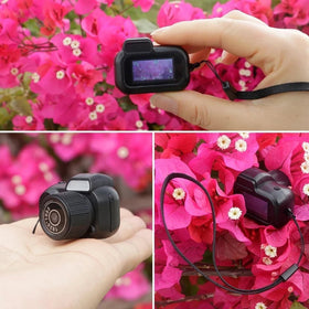 Gsnagole keychain camera with 32GB memory for easy on-device storage.