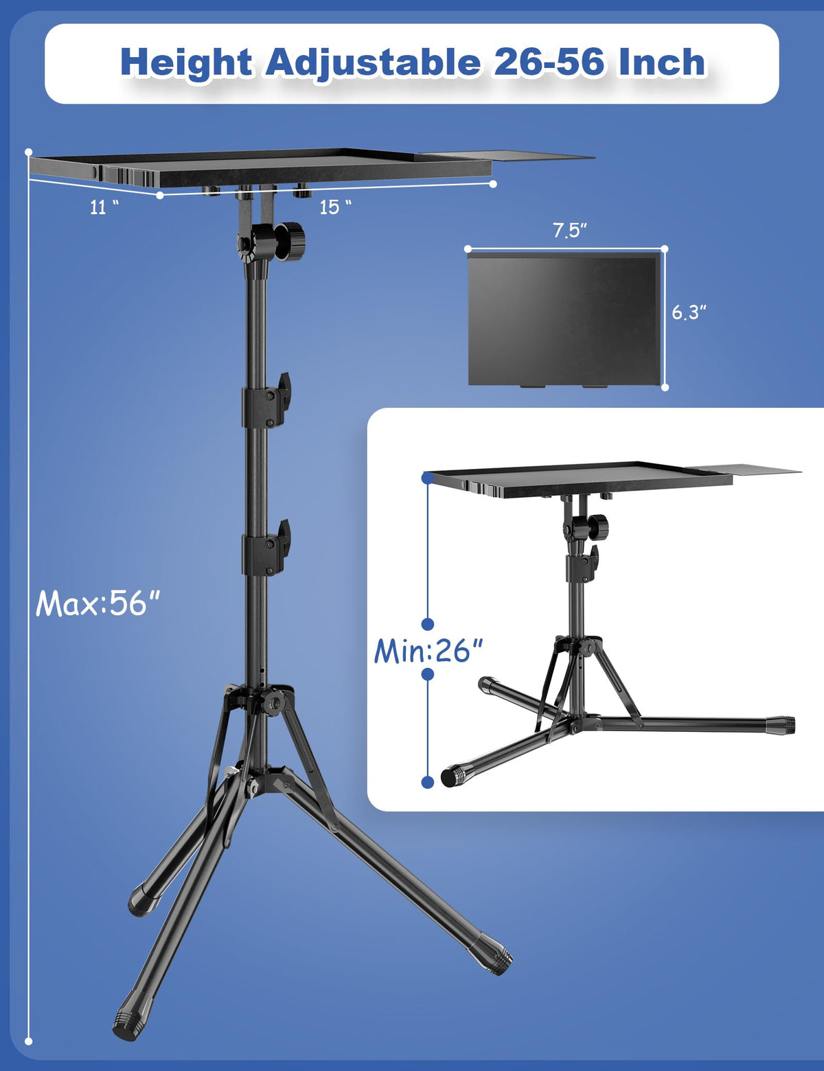 GSOW in use on stage showing reliable support for DJ and presentation equipment