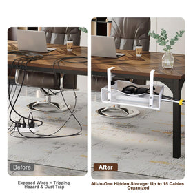 G.Sumiker versatile tray fits adapters and sockets for a tidy workspace.