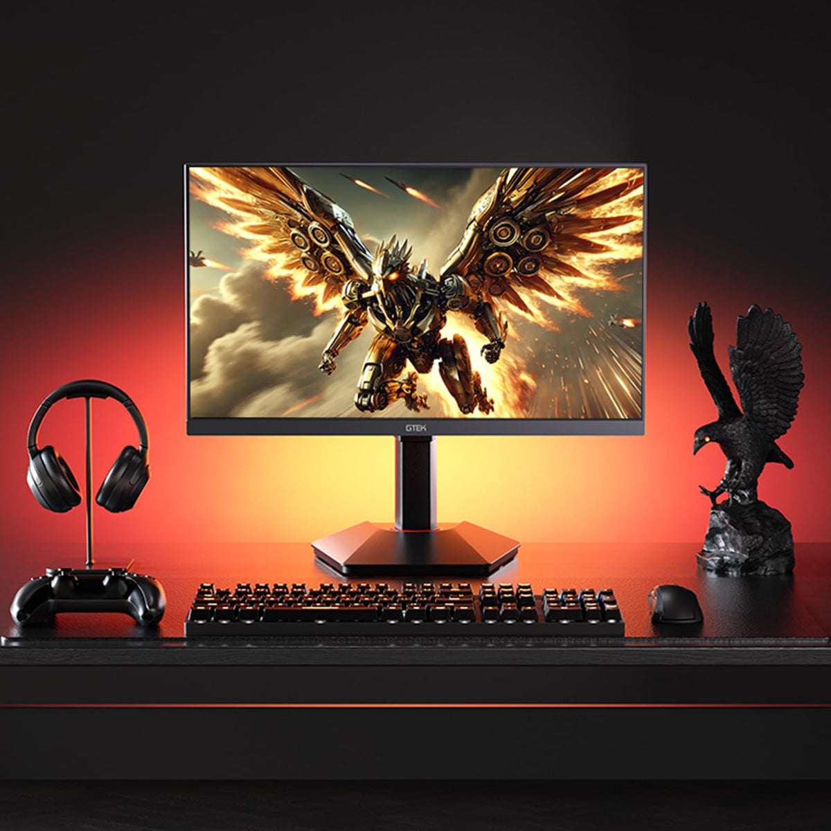 GTek monitor with HDMI 2.1 and DP 1.4 for consoles and PC
