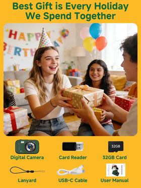 Gtonster with included 32GB SD card ready for immediate shooting