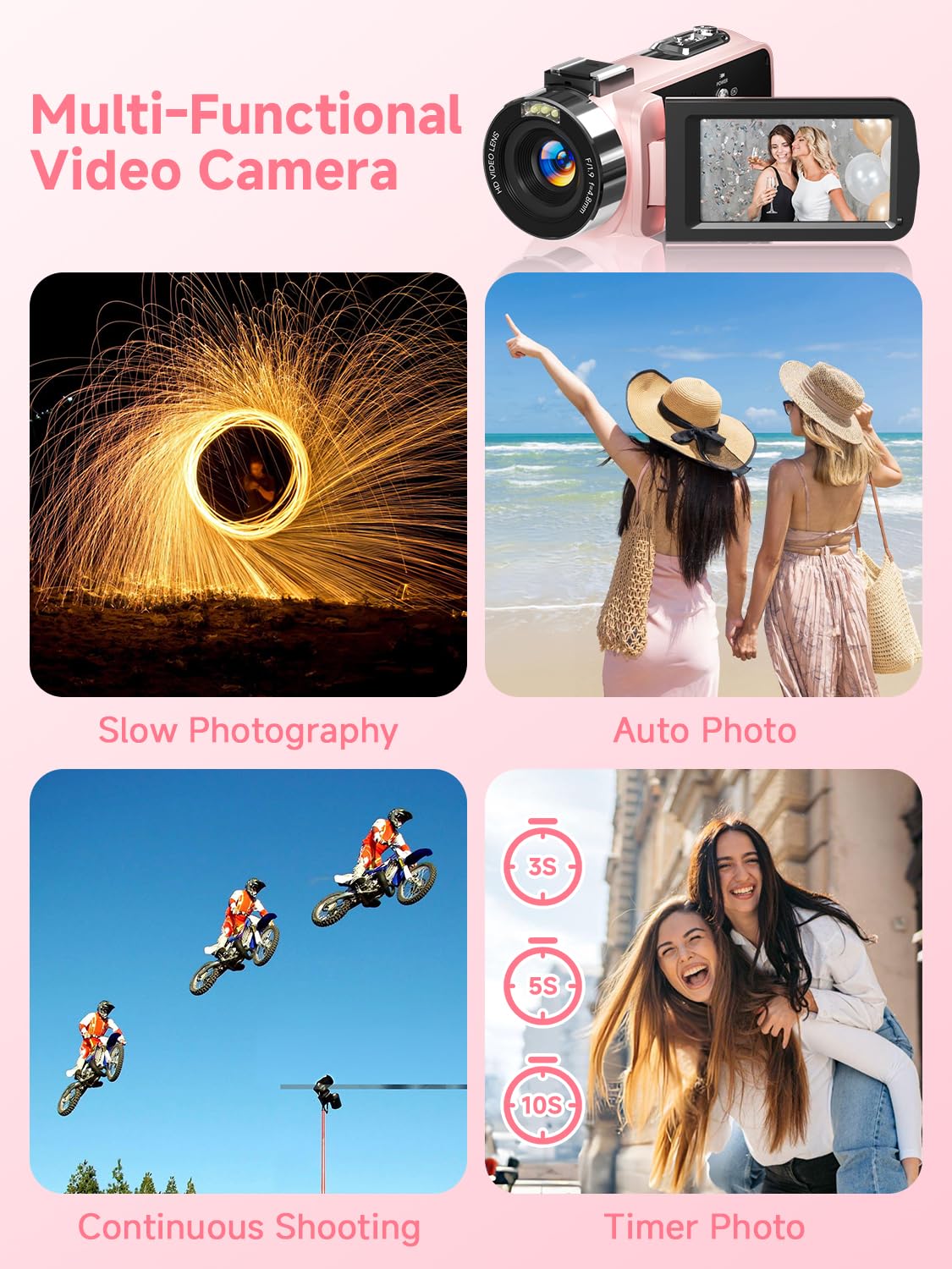 Gtonster 3.0-inch touchscreen for effortless framing.