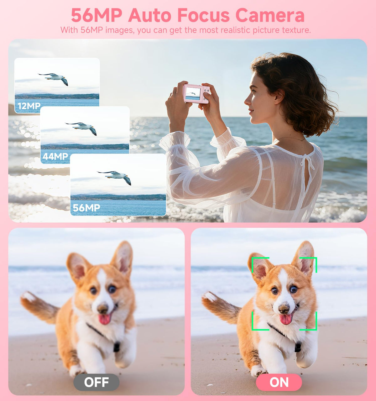 Gtonster lens close-up highlighting 56MP detail capture for sharper photos
