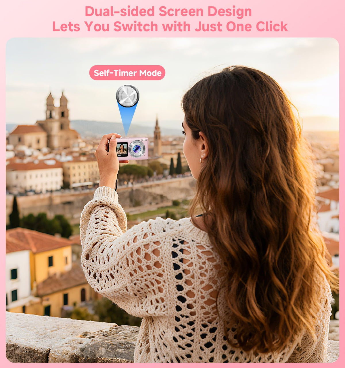 Gtonster lifestyle shot of teen traveling capturing memories on the go