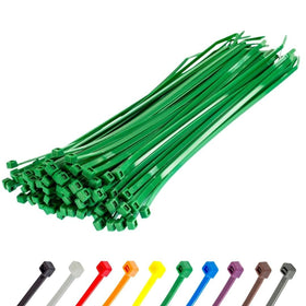 GTSE 12 inch green zip ties for versatile organization and durable holding
