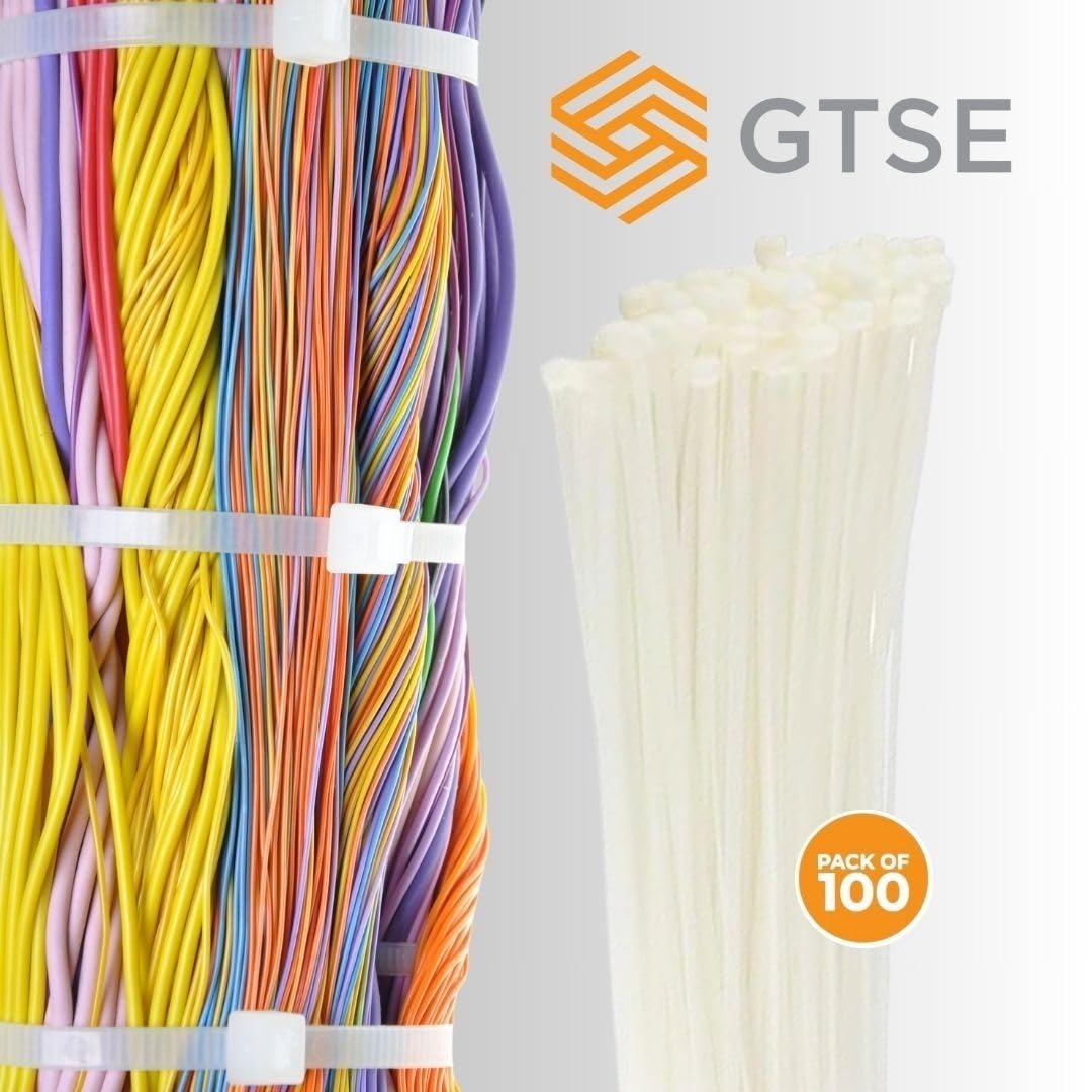 GTSE 40lb 8-inch zip tie ideal for light hardware projects.