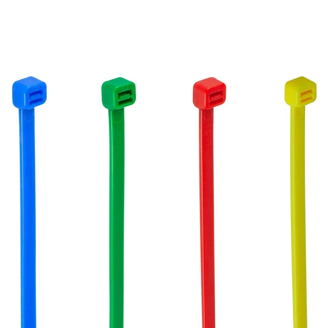 GTSE 8-inch green zip ties help tidy garden cables and irrigation lines.