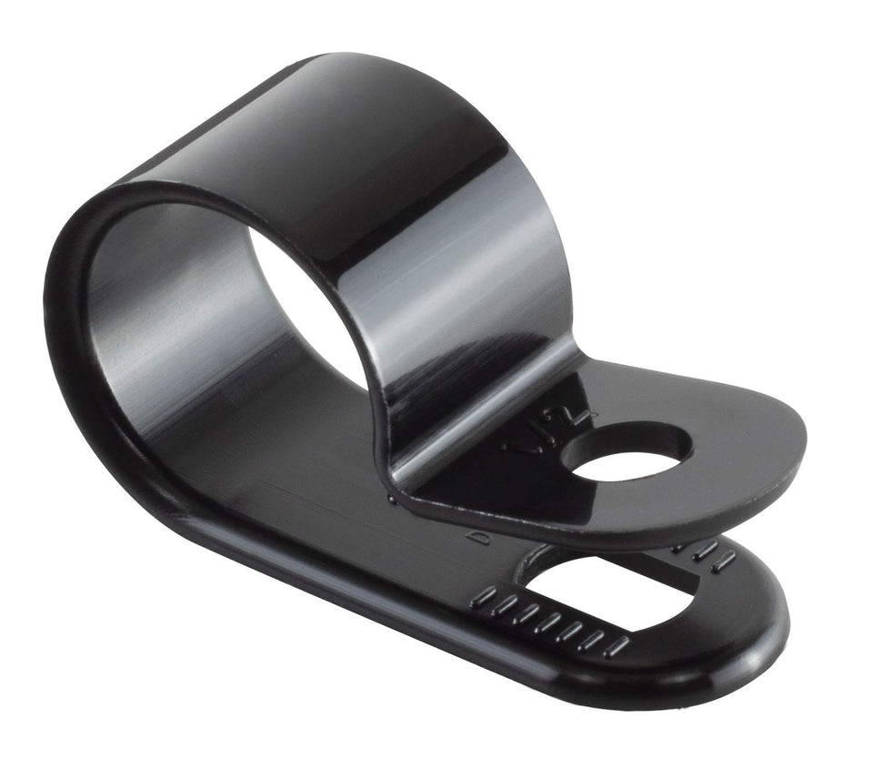 GTSE black nylon cable clamps pack shot showing durable, organized cable management.
